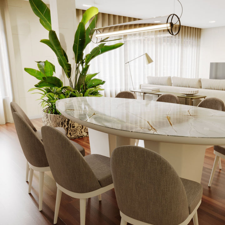 Stylish Club Natur Stuhl Ambienteansicht 8