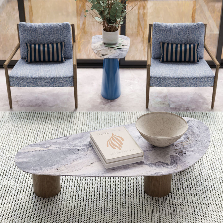 Stylish Club Natur Couchtisch Ambienteansicht 6
