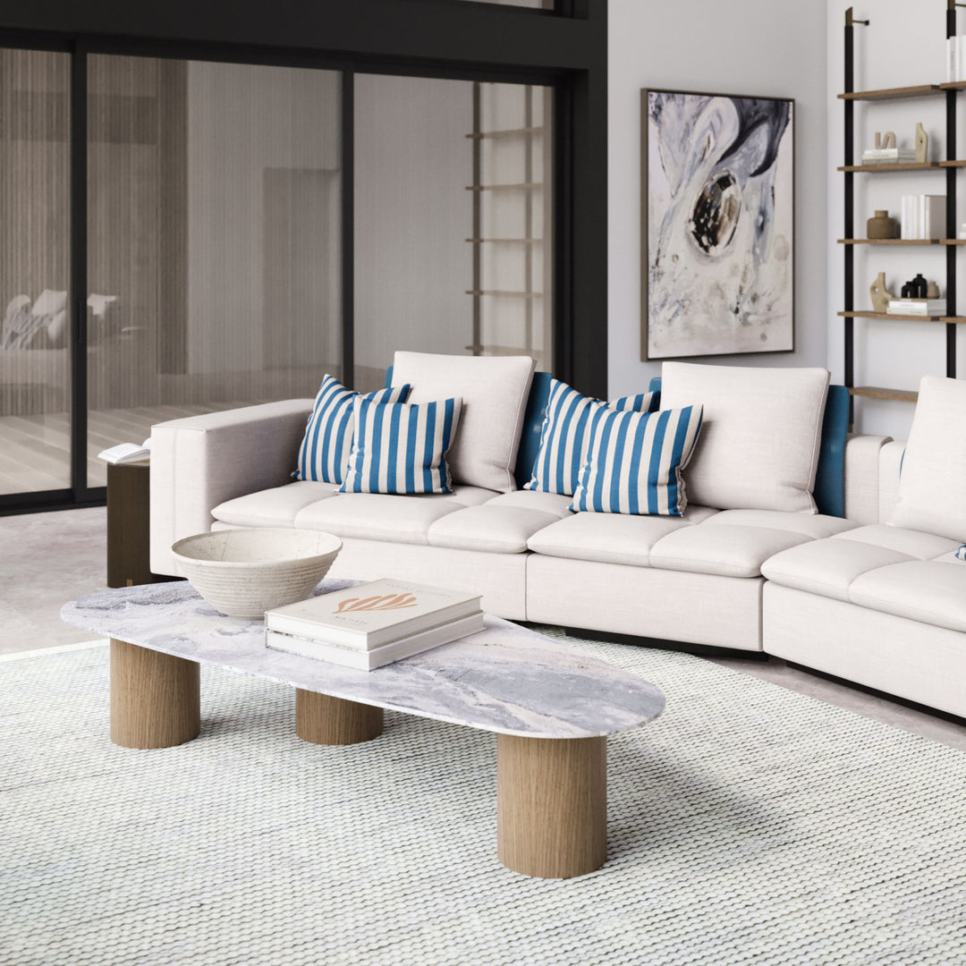 Stylish Club Natur Couchtisch Ambienteansicht 8