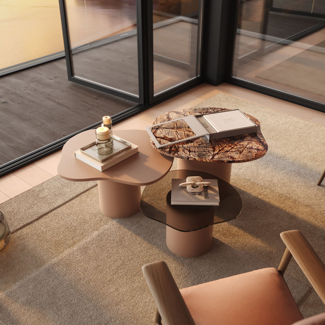 Stylish Club Natur Beistelltische Ambienteansicht 3