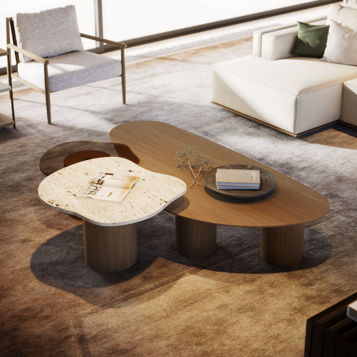 Stylish Club Natur Beistelltische Ambienteansicht 10