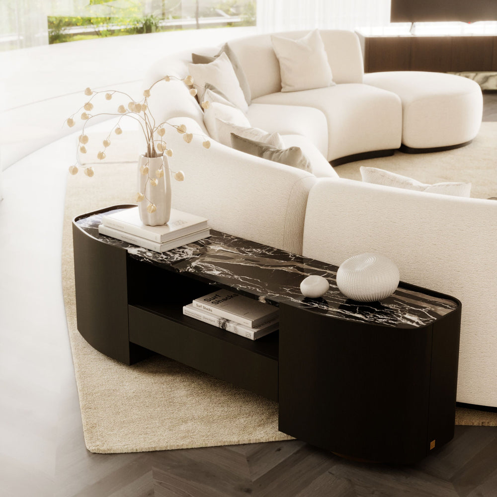 Stylish Club Stone Konsole niedrig Ambienteansicht 3