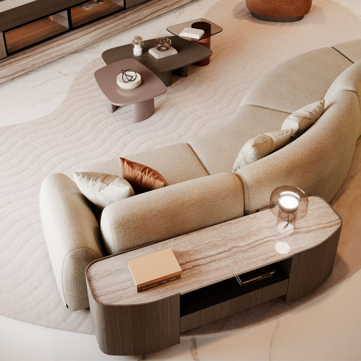 Stylish Club Stone Konsole niedrig Ambienteansicht 4