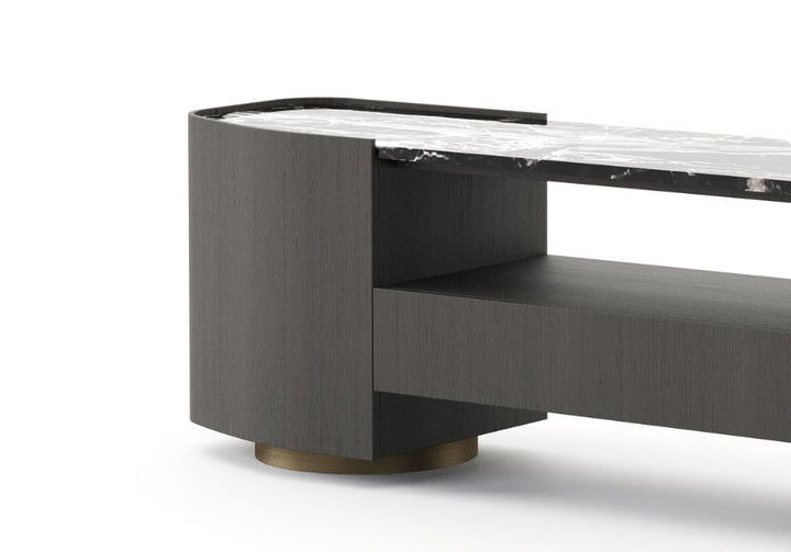 Stylish Club Stone Konsole niedrig Detailansicht