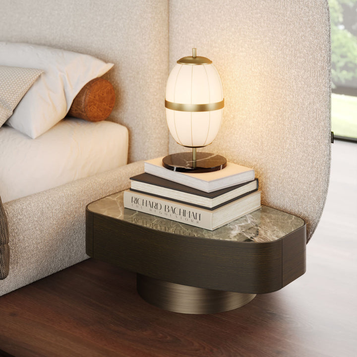 Stylish Club Stone Night Table I Nachttische Ambienteansicht 3