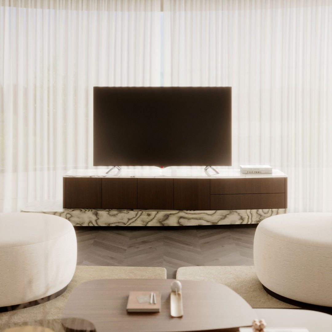 Stylish Club Stone TV-Sideboard Ambienteansicht 3