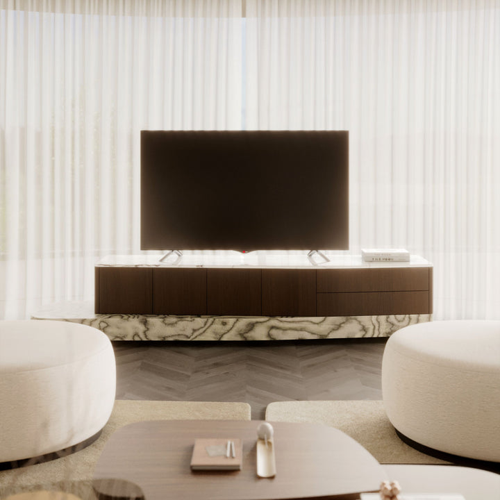 Stylish Club Stone TV-Sideboard Ambienteansicht 3