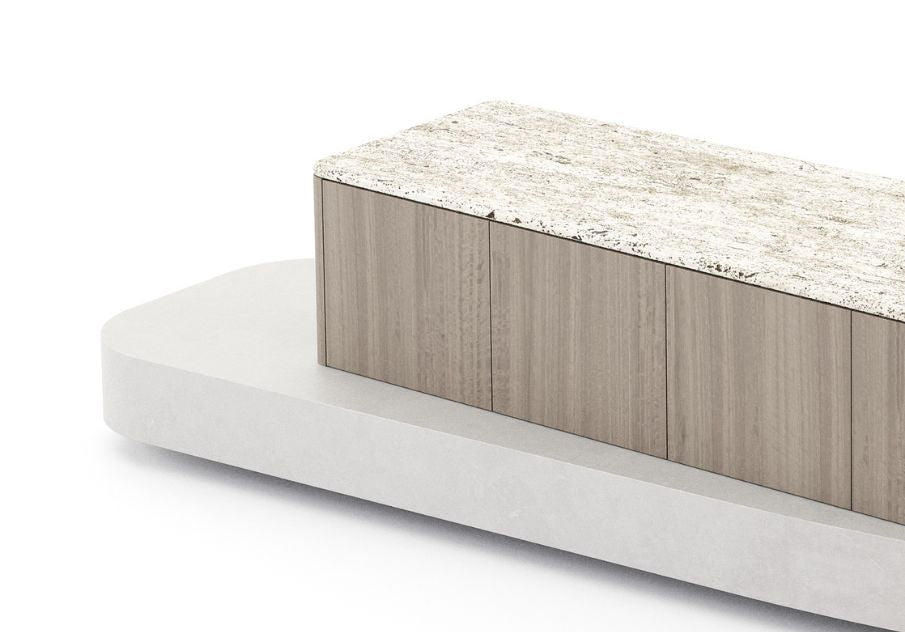 Stylish Club Stone TV-Sideboard Detailansicht
