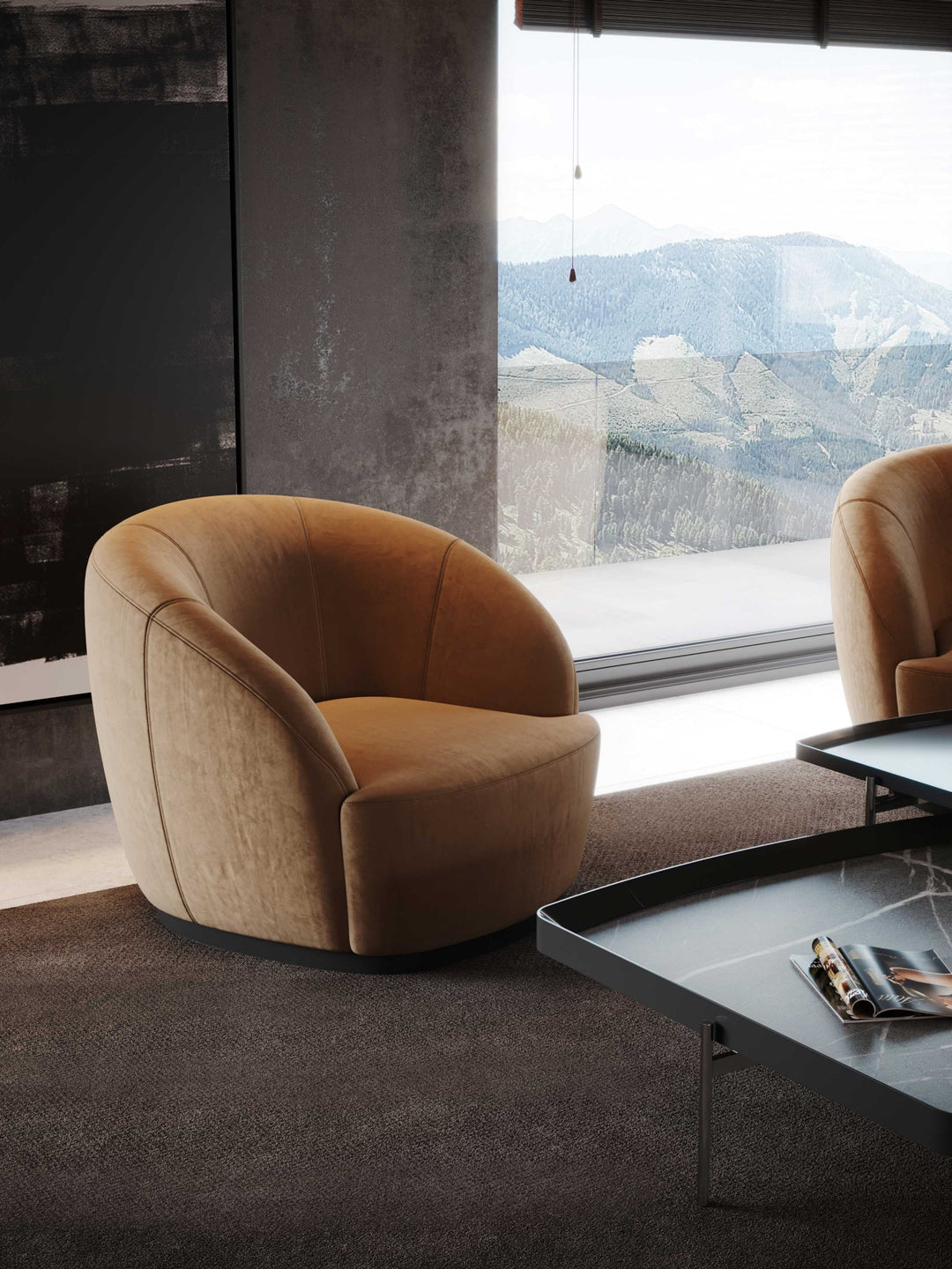 Stylish Club Club Sessel Ambienteansicht 9