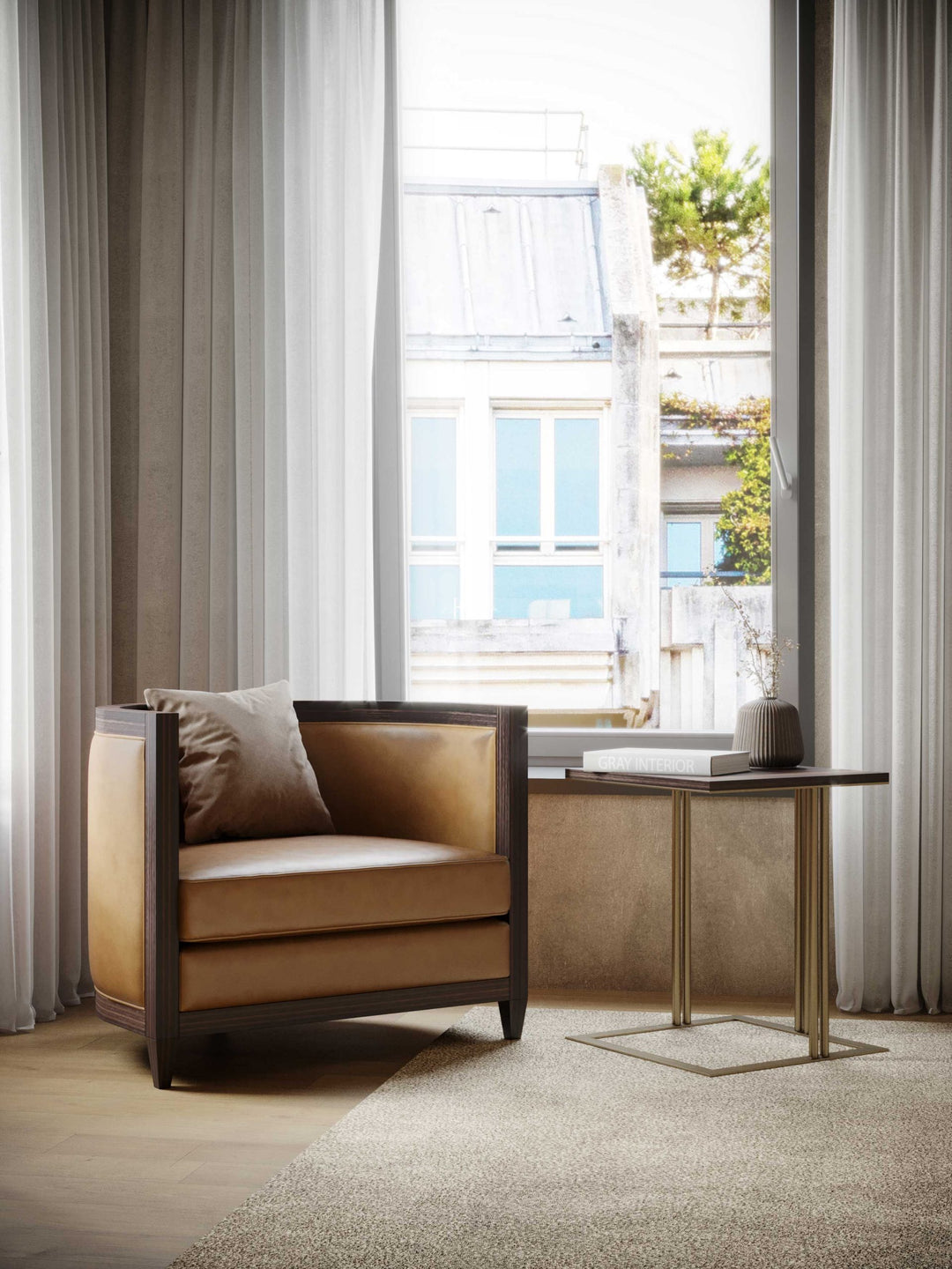 Stylish Club Voilier Sessel Ambienteansicht 9
