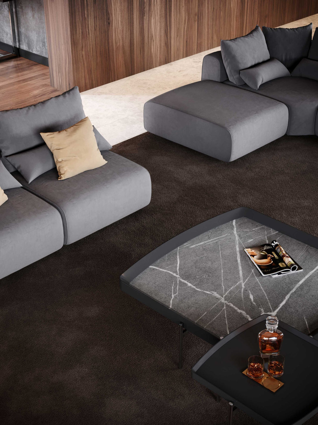 Stylish Club Capri Couchtisch Ambienteansicht 9