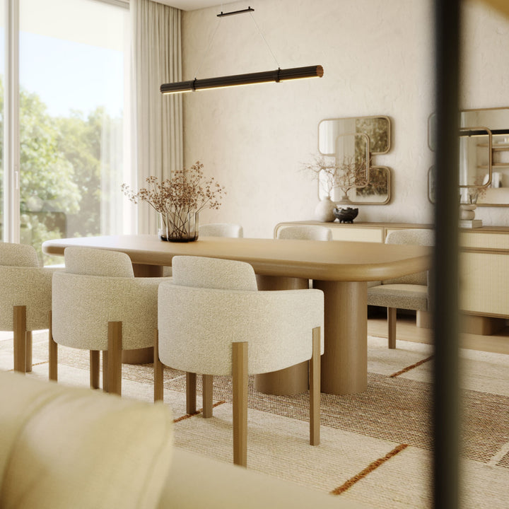 Stylish Club Natur Esstisch Ambienteansicht 4