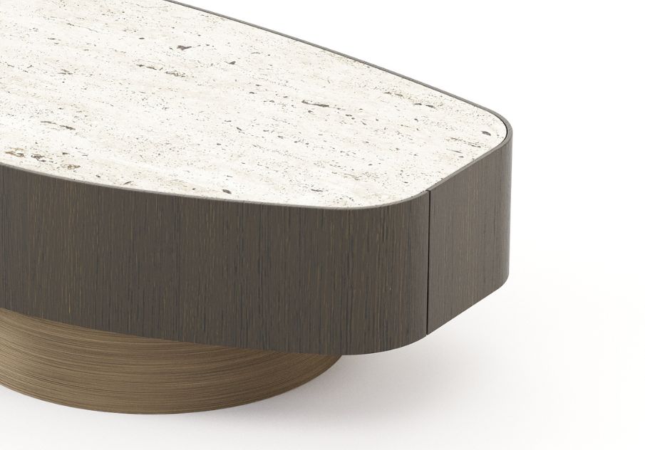 Stylish Club Stone Night Table I Nachttische Detailansicht