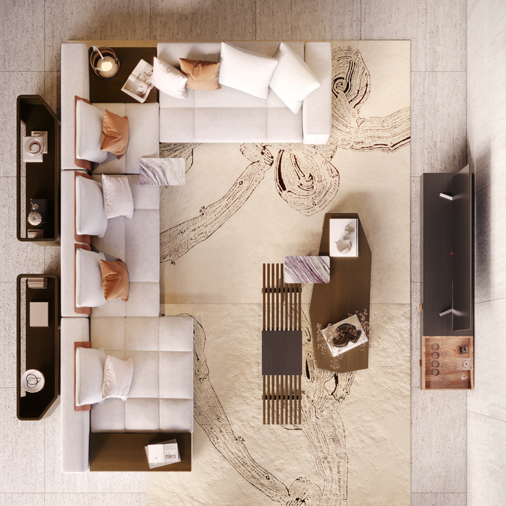 Stylish Club Toro TV-Sideboard Ambienteansicht 6
