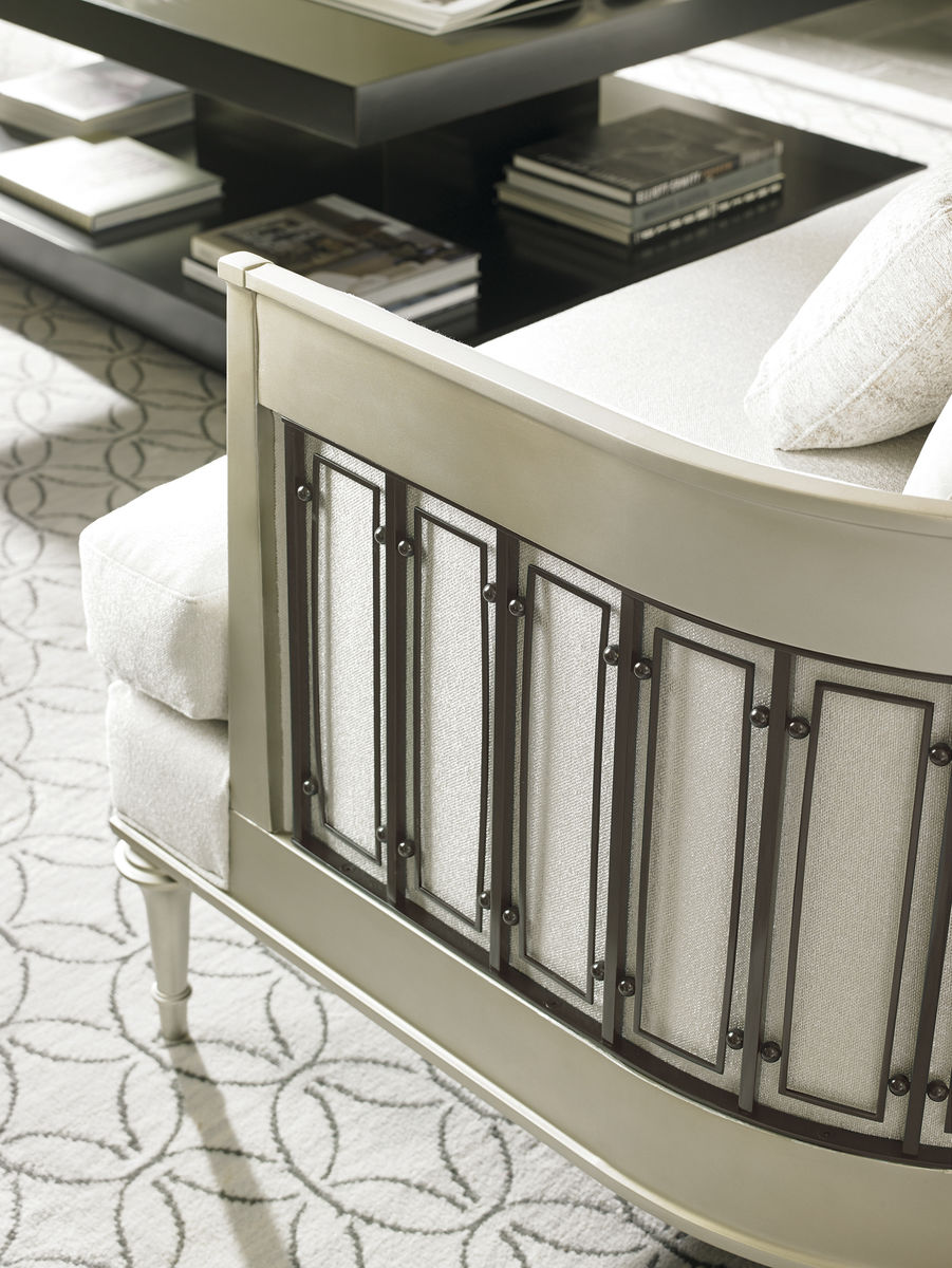 Caracole Quit Your Metal-Ing Sofa UPH-015-211-A from Instylior